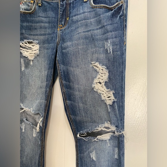 Hollister Distress Flare Jeans 7L - Picture 2 of 9
